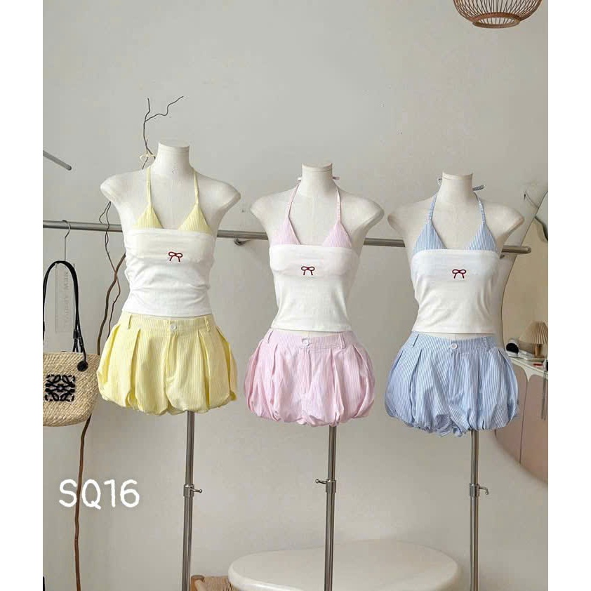 Set Bikini set �i bi�n 3 món �o quây Bra Caro Ph�i QUẦN �... (6)