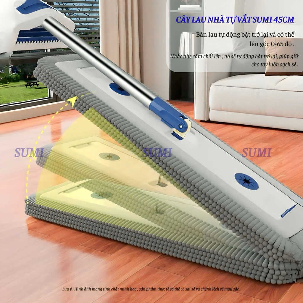 Cây Lau Nhà Tự Vắt SUMI 45cm (6)