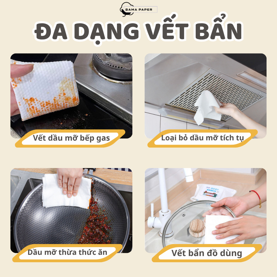 Thùng 10 Gói Khăn Ướt Lau Bếp Đa Năng 80 Tờ/Gói (6)