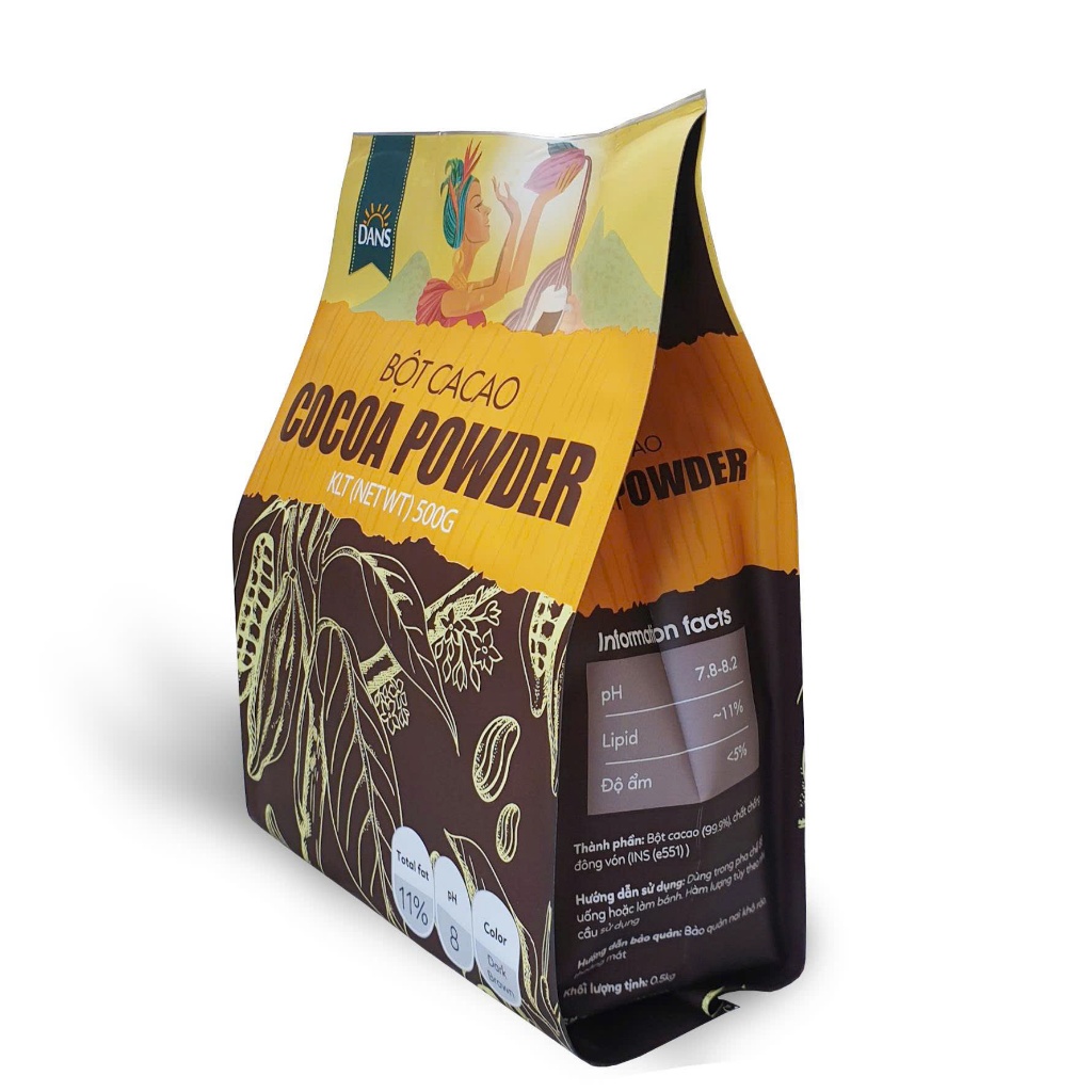Bột Cacao DANS nguyên chất 500gr (6)