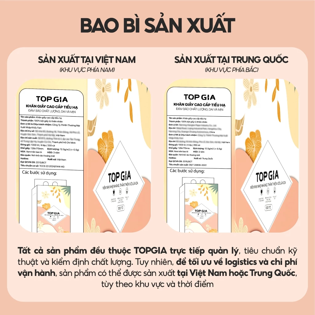 Thùng 6 Bịch Khăn giấy rút đáy TopGia Tiểu Hạ thiết kế tr... (6)