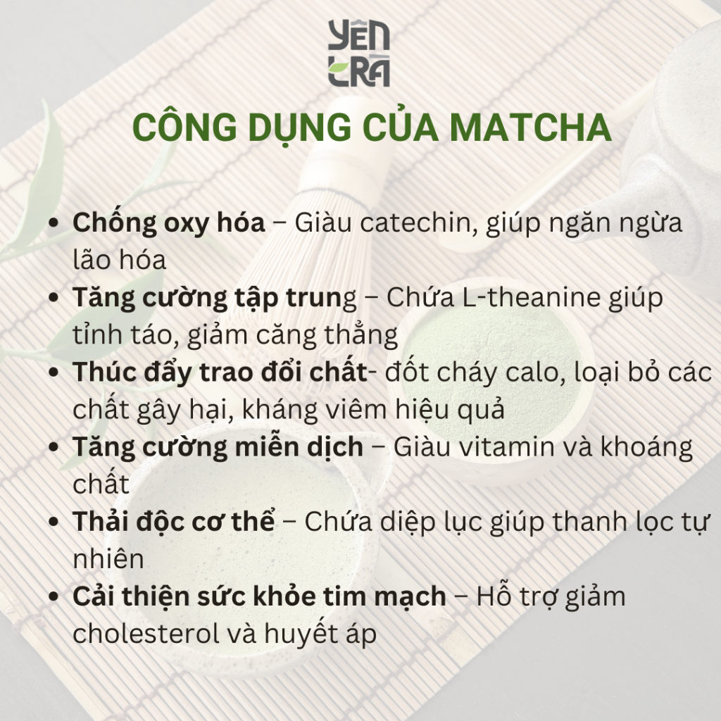 Bột matcha trà xanh Premium Grade hộp thiếc cao cấp 80g |... (6)