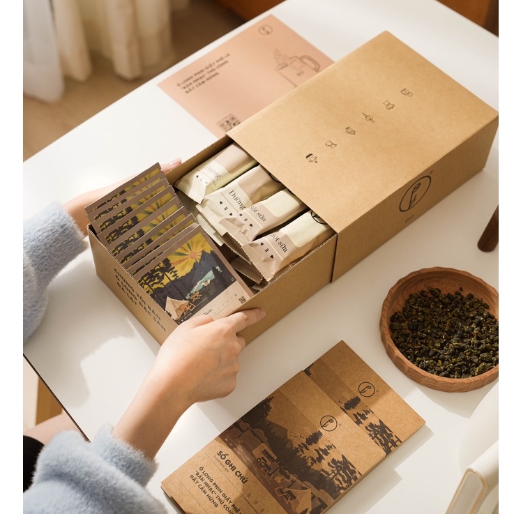 [SET Phin Giấy]Trà Ô Long phin giấy Phê La (Hộp 10 gói): ... (6)