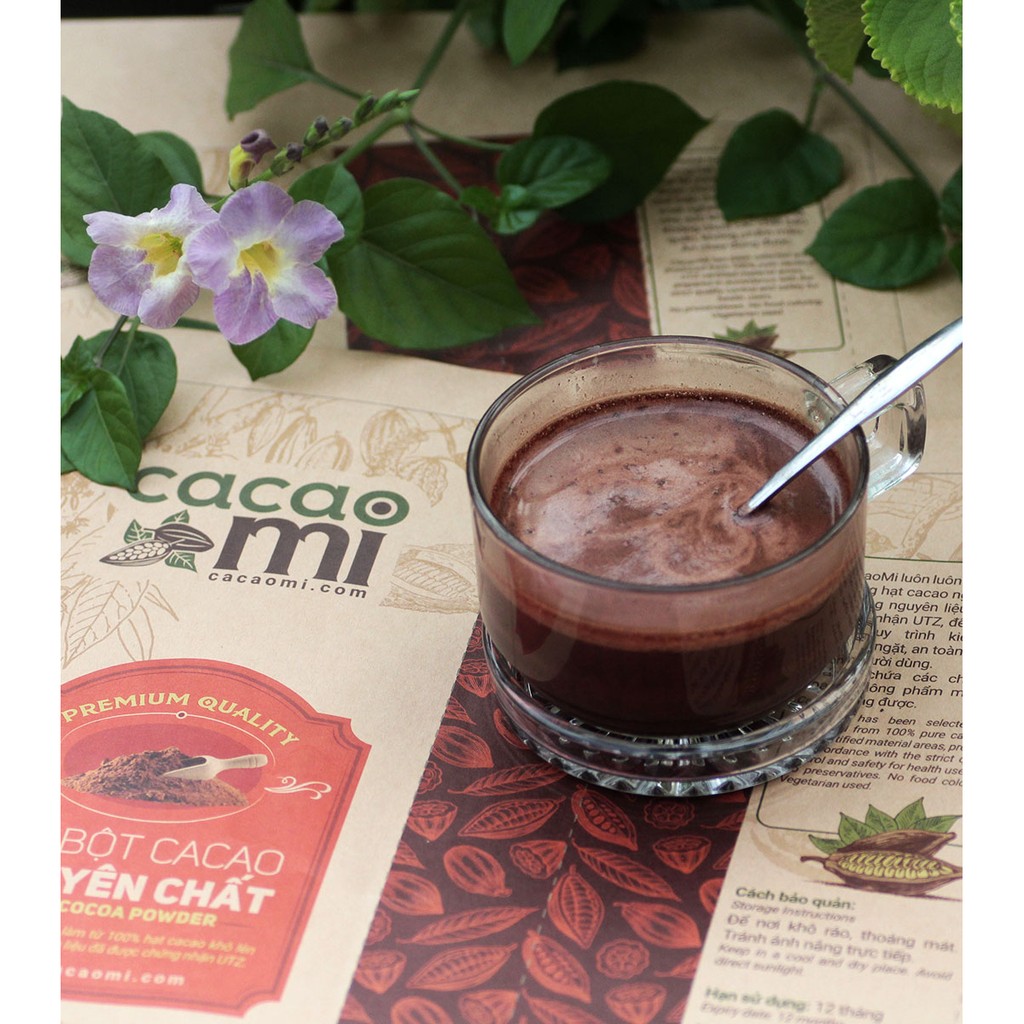 Bột cacao nguyên chất 100% không đường CACAOMI Premium th... (6)