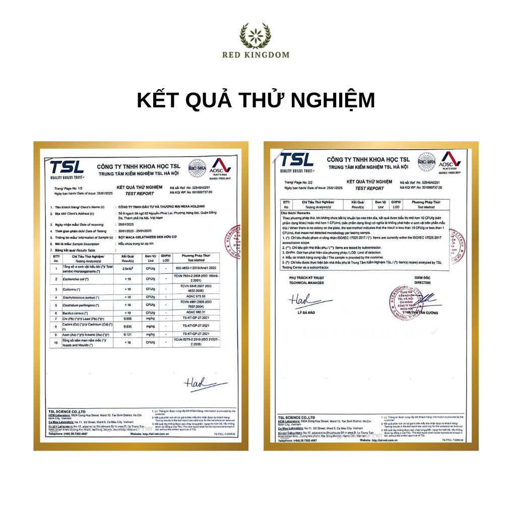 Combo Maca ĐEN + Cacao + Đậu đen Organic Red Kingdom [CHÍ... (6)