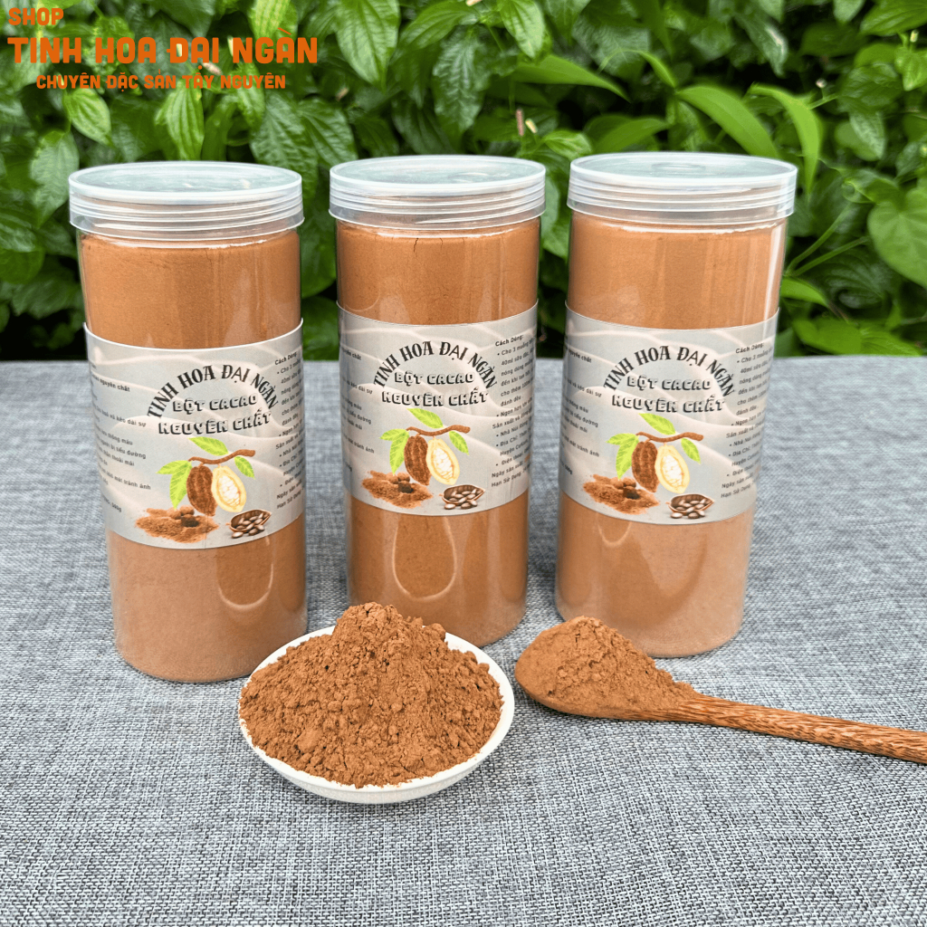 Bột CaCao Nguyên Chất Thơm Ngon Loại 1 Hộp 500g (6)
