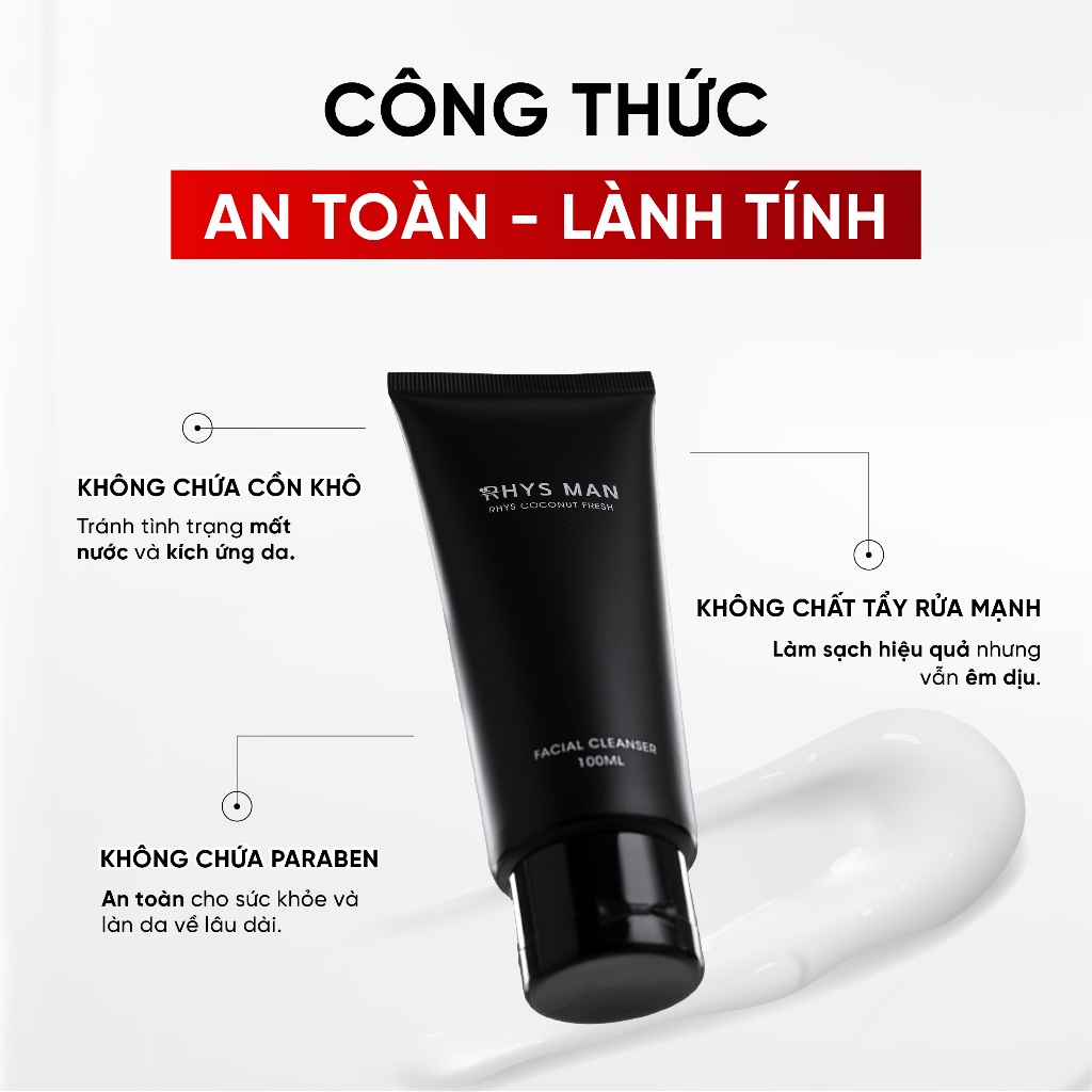 Combo Sữa tắm gội nam 3in1 & Sữa rửa mặt nam  & Dung dịch... (6)