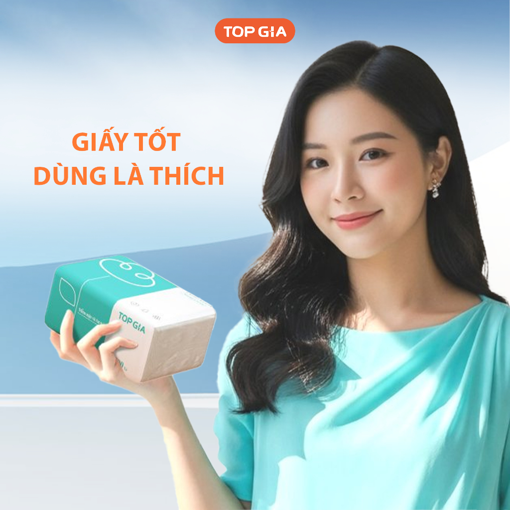 Thùng Giấy Ăn Rút 3 Màu Cao Cấp TOP GIA 4 Lớp 300 Tờ (6)