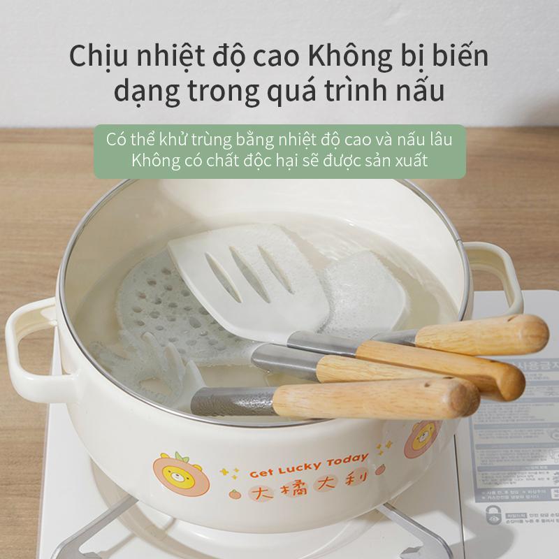 Ecowin Bộ dụng cụ nhà bếp Đồ Nấu Nướng Bằng Silicon Chốn... (6)