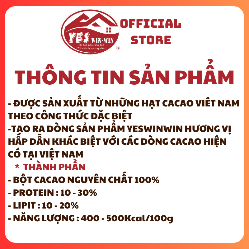 Bột Cacao Nguyên Chất từ Đắk Lắk  lon 500g Hương vị Thơm ... (6)