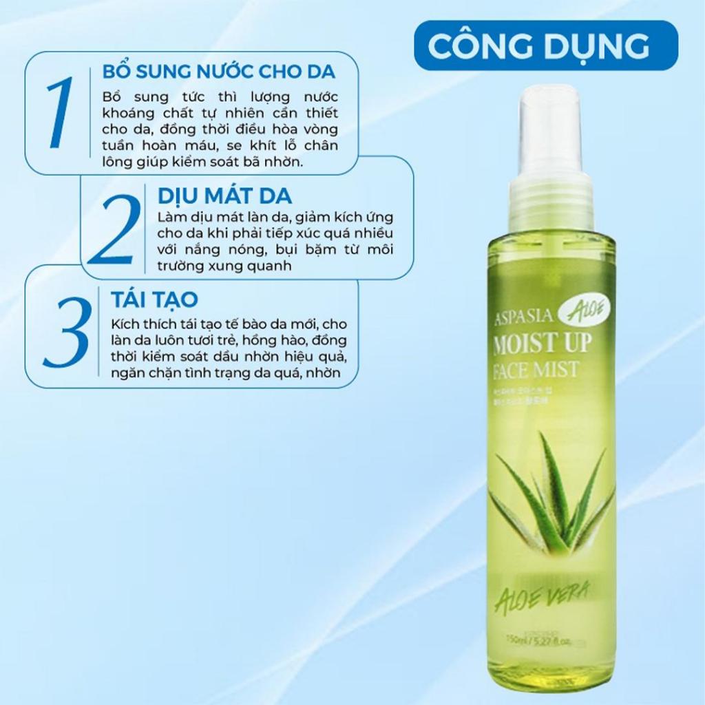 Xịt Khoáng Aspasia Moist Up Cấp Ẩm Làm Dịu Da Hàn Quốc (6)