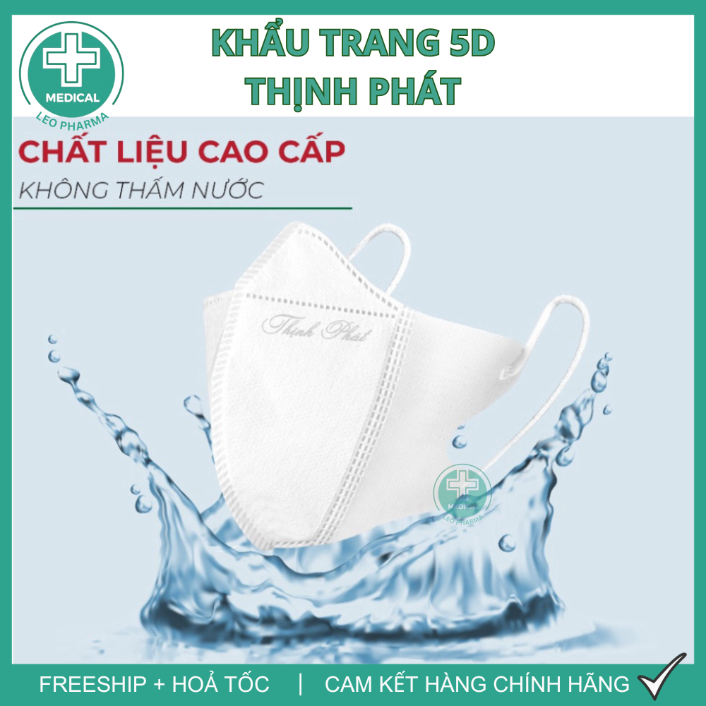 [Set 100 Cái] Khẩu Trang 5D THỊNH PHÁT Đủ Màu Chính Hãng (6)