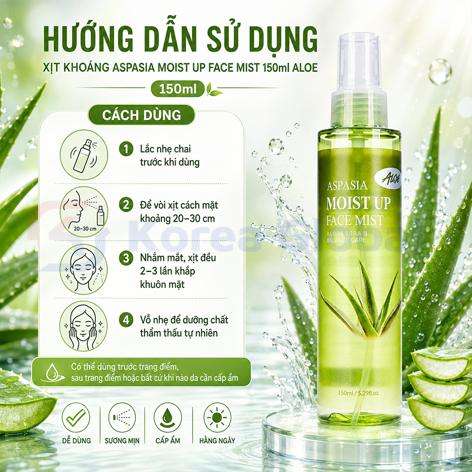Xịt Khoáng Aspasia Moist Up Face Mist (6)