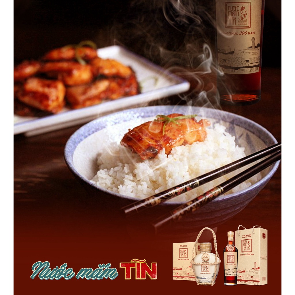 HỘP 2 CHAI Mắm Tĩn Nhãn Đỏ Độ Đạm 40N Chai Thủy Tinh /cha... (6)
