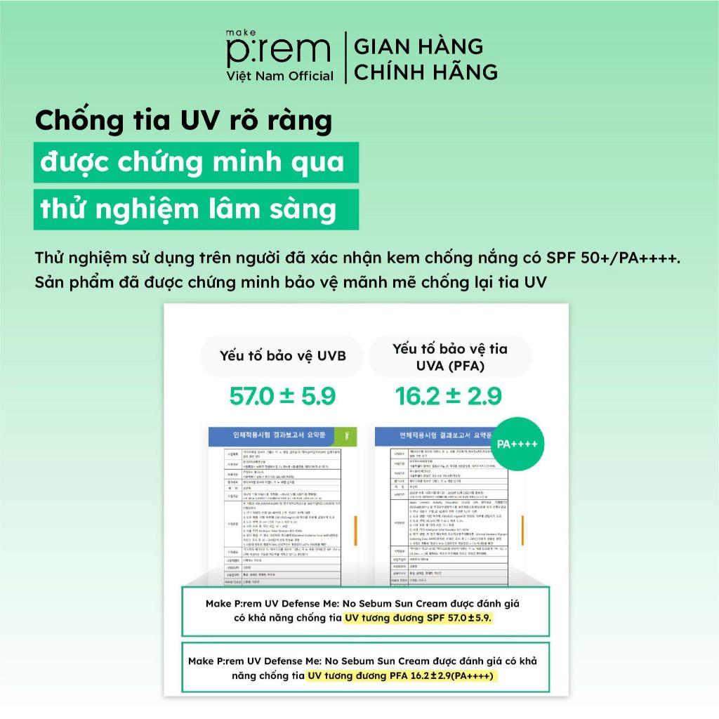 Kem Ch�ng Nắng Make P:rem UV Defense Me NoSebum Sun Cream... (6)