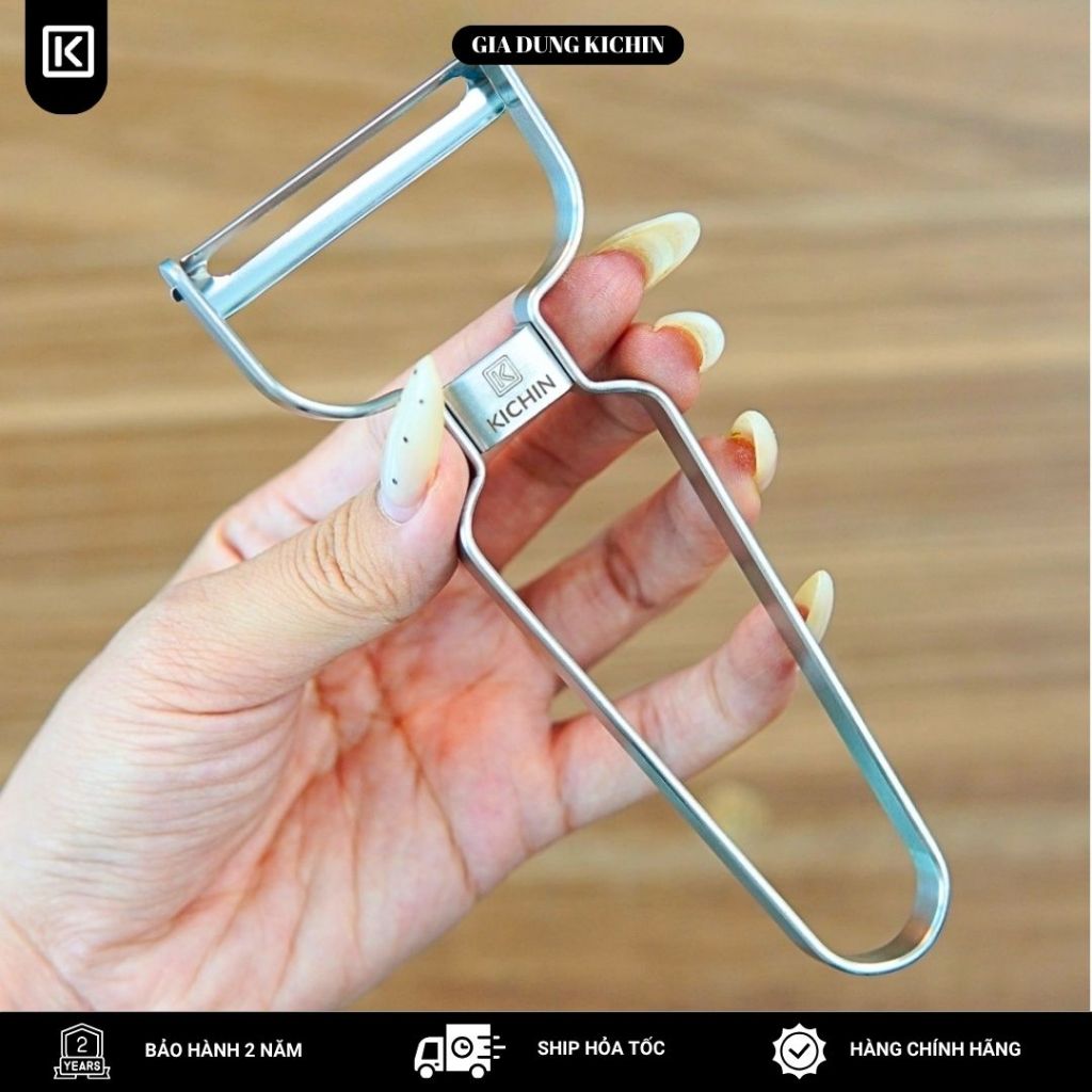Nạo rau củ quả hai lưỡi cao cấp thép không g� thương hi�u... (6)