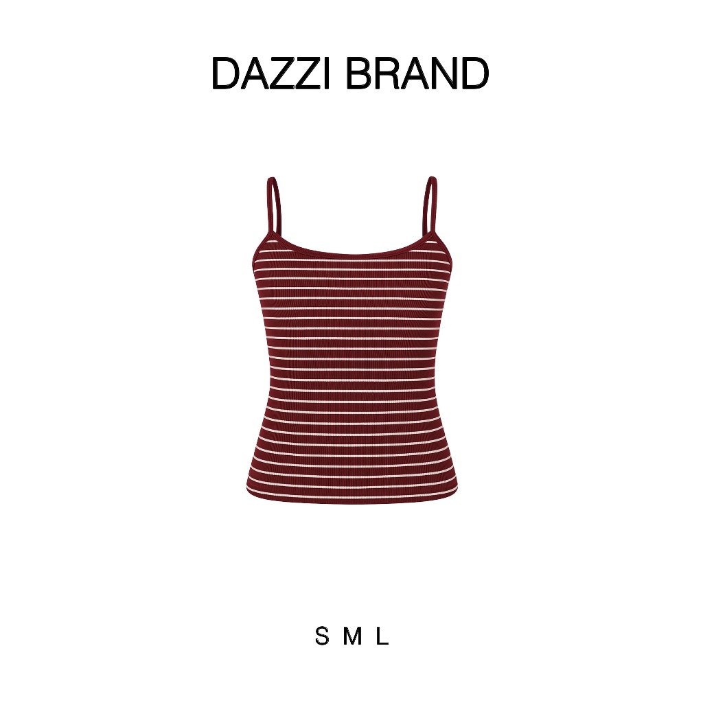 [K�M M�T] �o hai dây nữ basic ôm dáng chất thun cotton m�... (6)