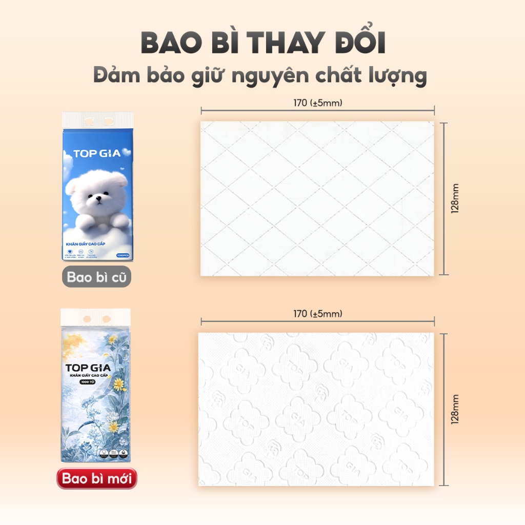 (MUA 10 TẶNG 10 G�I MINI) Thùng 10 b�ch kh�n giấy rút M�c... (7)