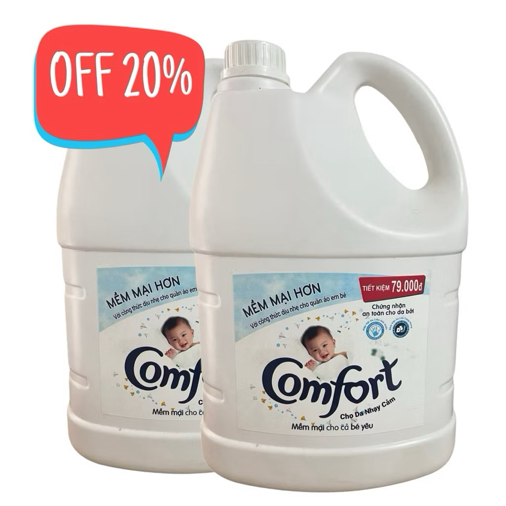 Nước Xả Vải Comfort Can Lớn Siêu Thơm Siêu Tiết Kiệm Dịu ... (7)