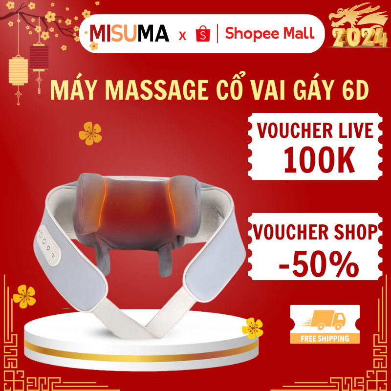[BÁN CHẠY] Máy Massage Cổ Vai Gáy Misuma Mô Phỏng Hình Bà... (7)