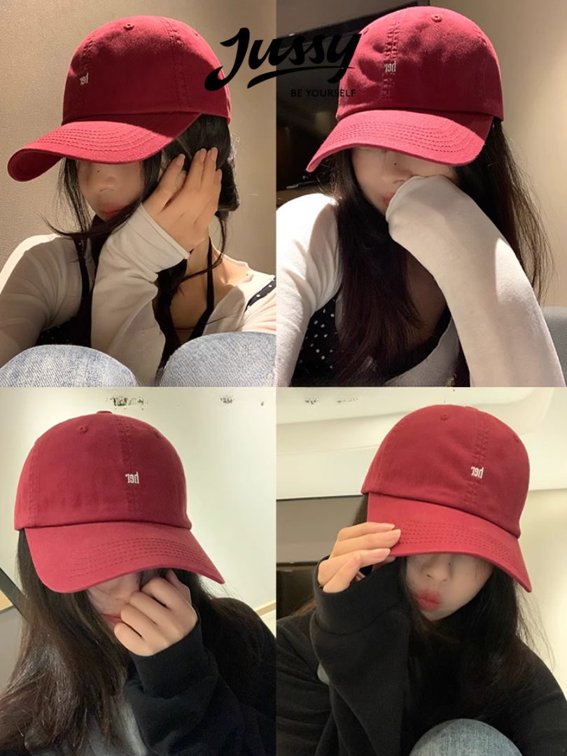 [Choice] Mũ lưỡi trai nam nữ Jussy Official thêu chữ Her ... (7)