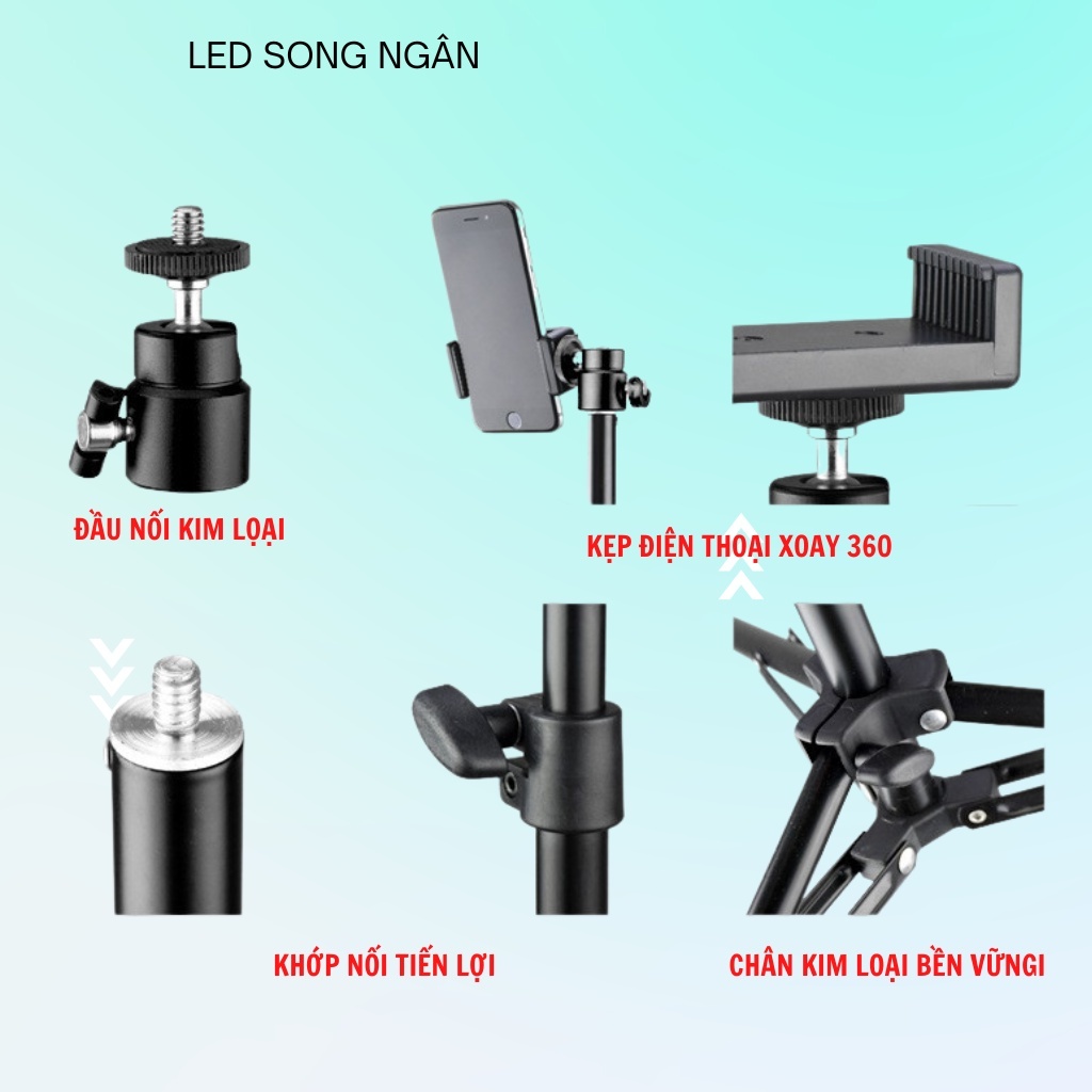 Gậy livestream gậy chụp ảnh quay video reivew sản phẩm ch... (7)