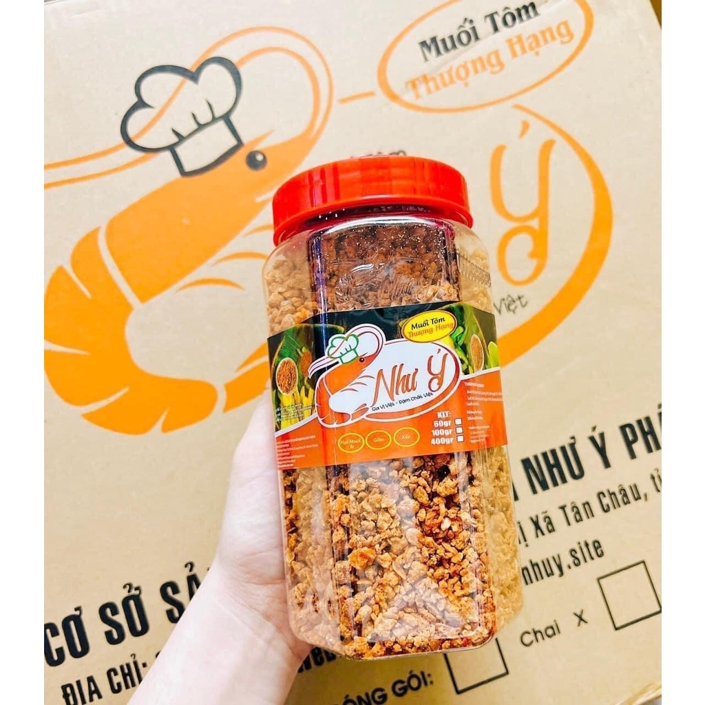 Muối Tôm Như Ý Thượng Hạng Hôp 400g (7)