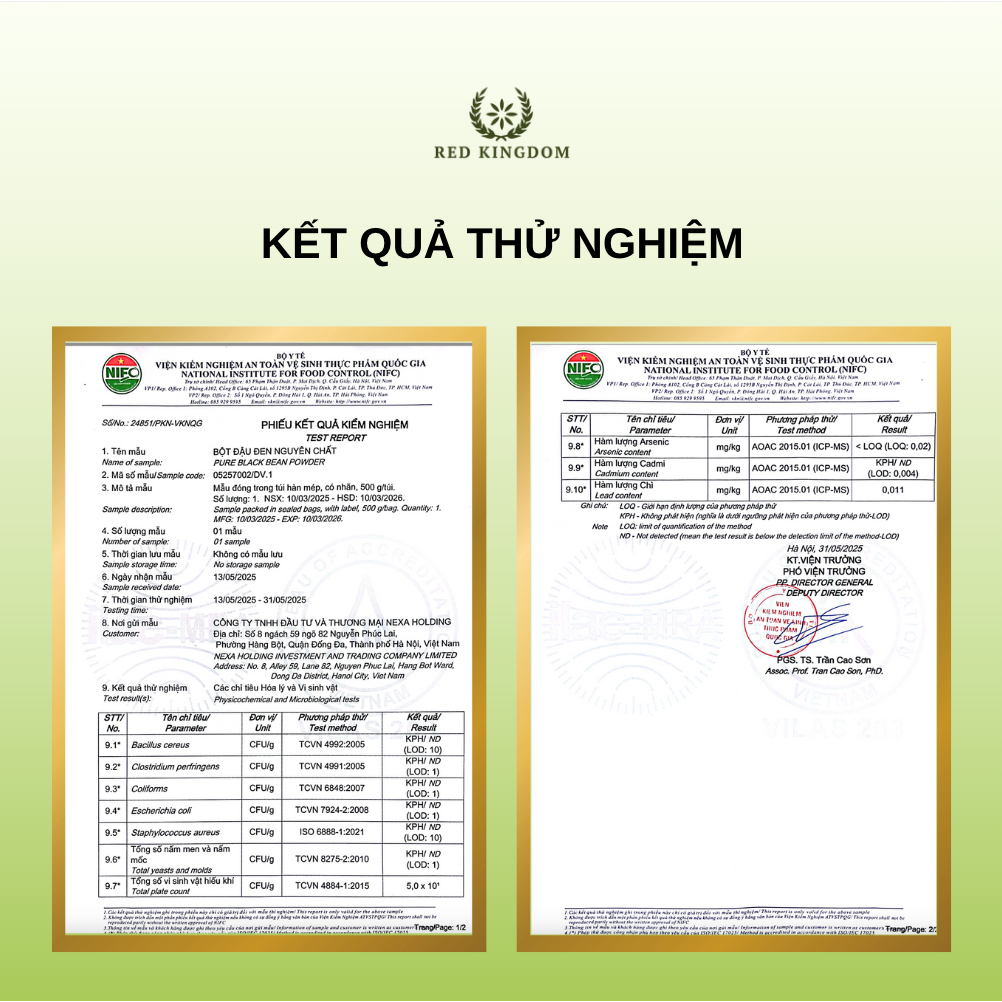 Combo Maca ĐEN + Cacao + Đậu đen Organic Red Kingdom [CHÍ... (7)