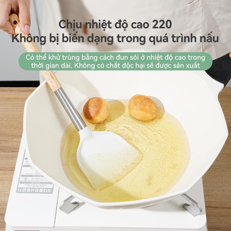 Ecowin Bộ dụng cụ nhà bếp Đồ Nấu Nướng Bằng Silicon Chốn... (7)