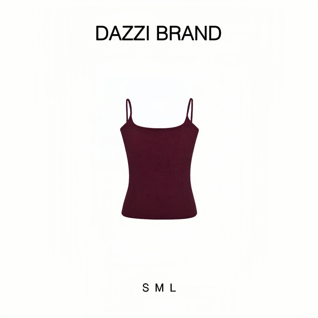 [K�M M�T] �o hai dây nữ basic ôm dáng chất thun cotton m�... (7)